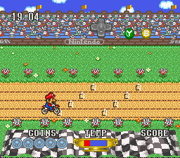 BS Excitebike - Bunbun Mario Battle Stadium 2 Screenshot 1